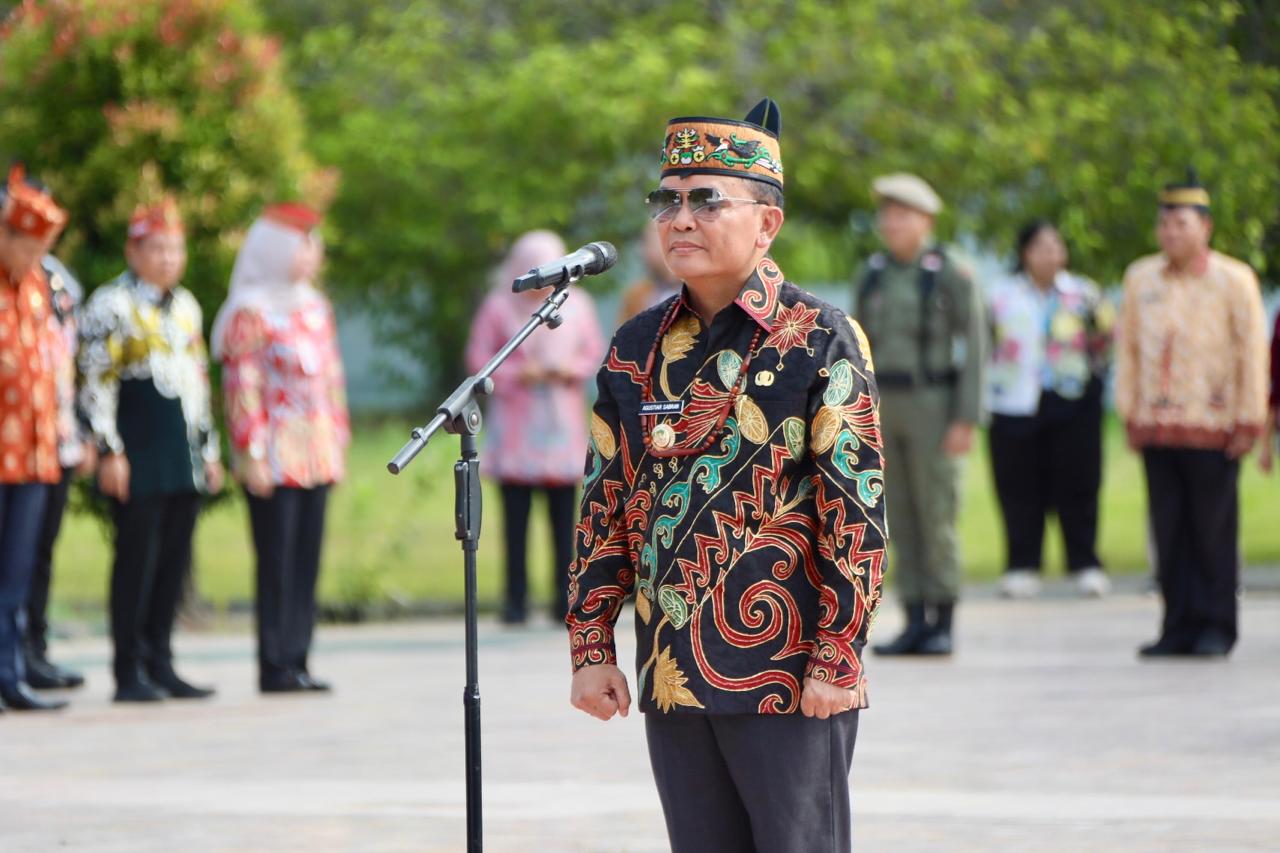 Gubernur Kalteng Agustiar Sabran Pimpin Upacara Ziarah dan Tabur Bunga di Taman Makam Pahlawan