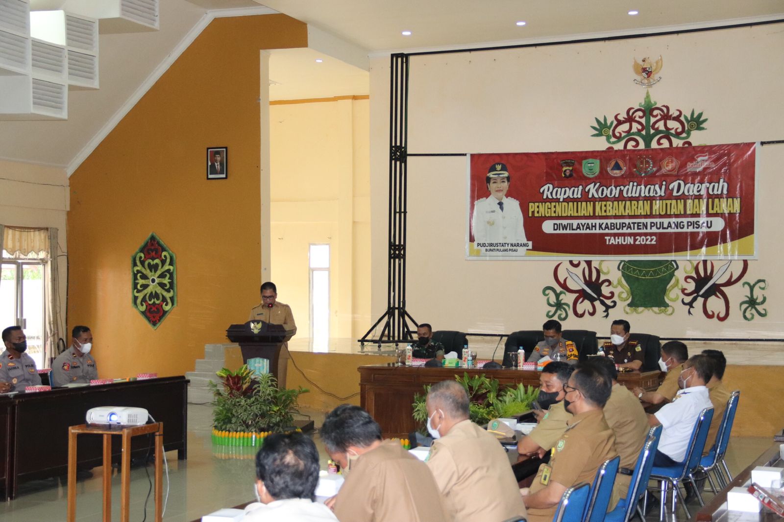 Rakor Daerah Pengendalian Karhutla Wilayah Kab. Pulang Pisau