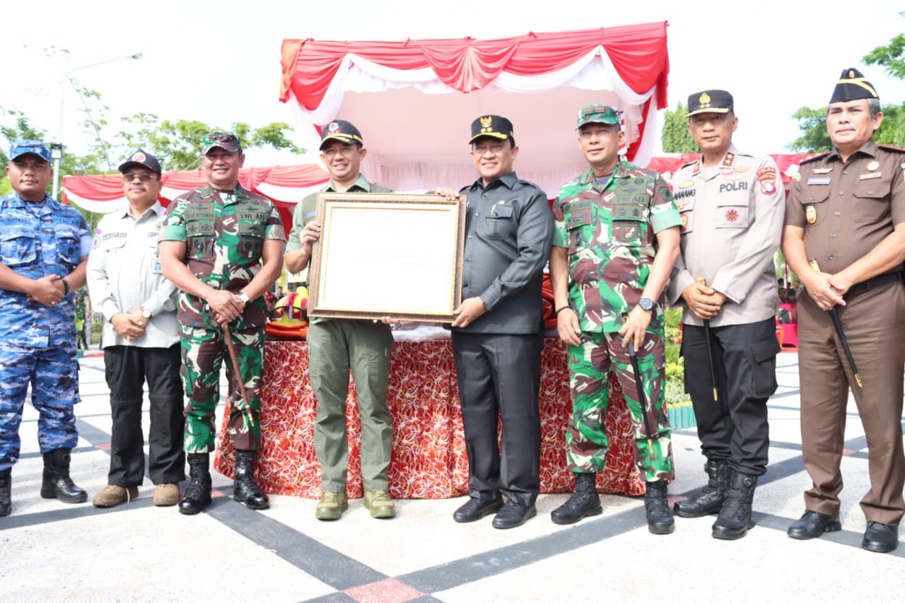 Wagub Kalteng Hadiri Apel Gelar Pasukan dan Sarana Prasarana Kebakaran Hutan dan Lahan