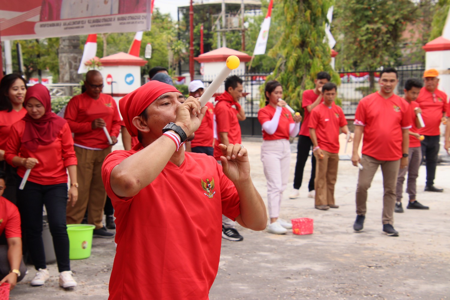 Dinas Pemberdayaan Masyarakat dan Desa Prov. Kalteng Gelar Perlombaan Meriahkan Peringatan Ulang Tahun RI ke-78