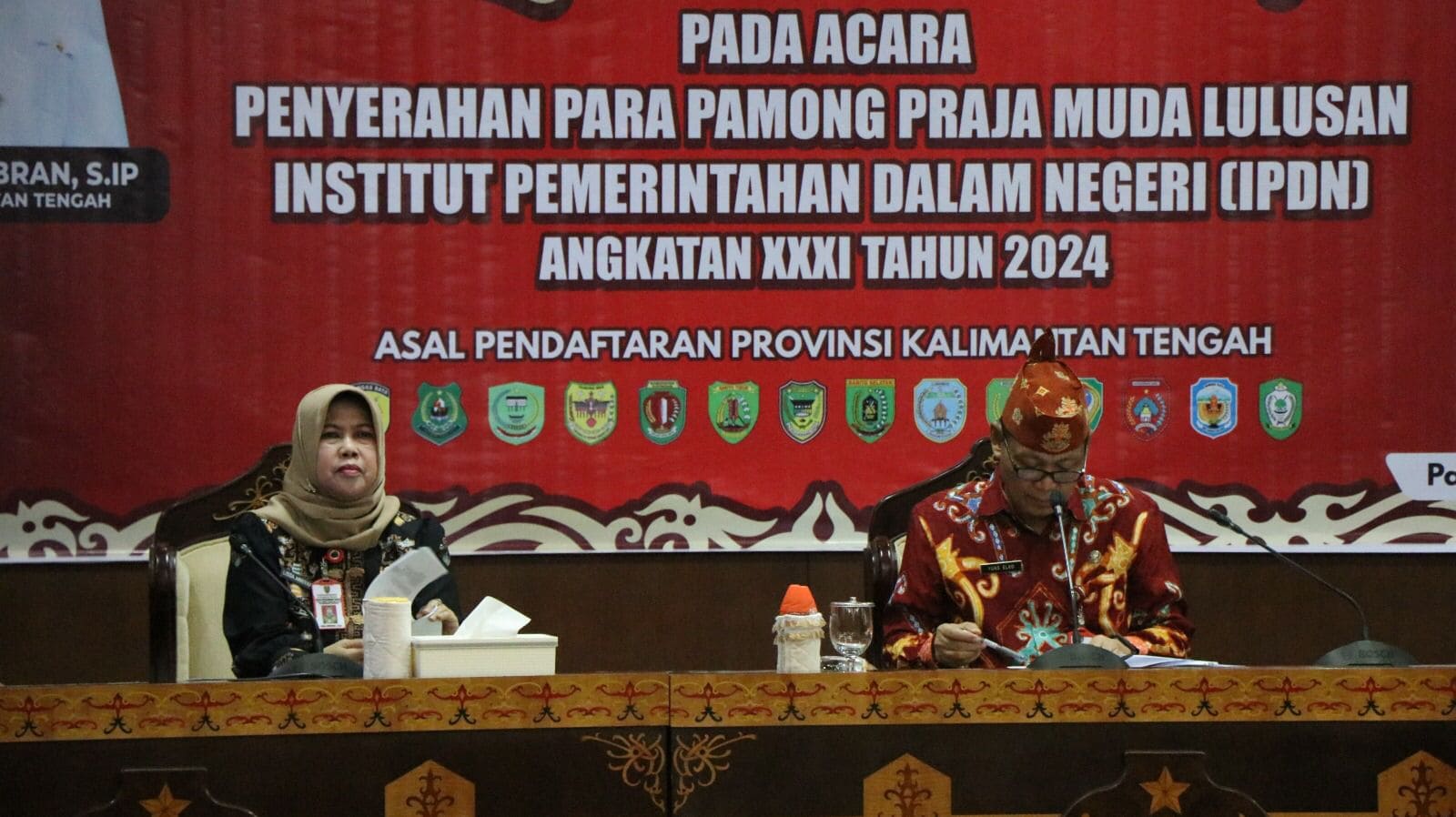 BKD Prov. Kalteng Laksanakan Penyerahan Pamong Praja Muda Lulusan IPDN Angkatan XXXI Tahun 2024