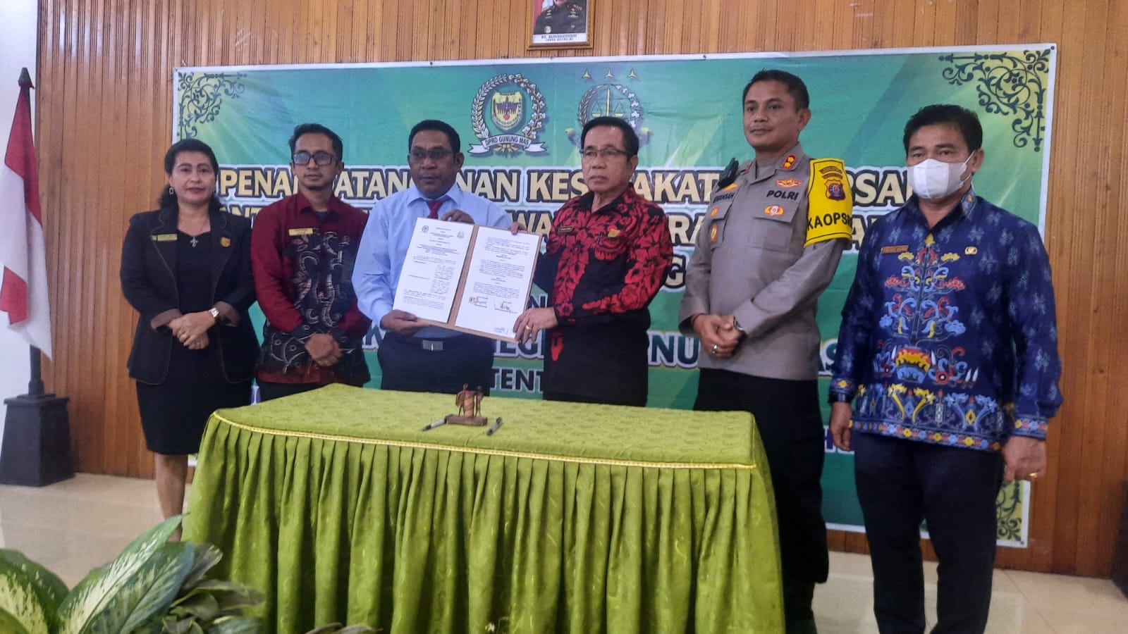 Kajari Gumas Dan Ketua DPRD Gumas Lakukan Kerja Sama Dalam Bidang Hukum