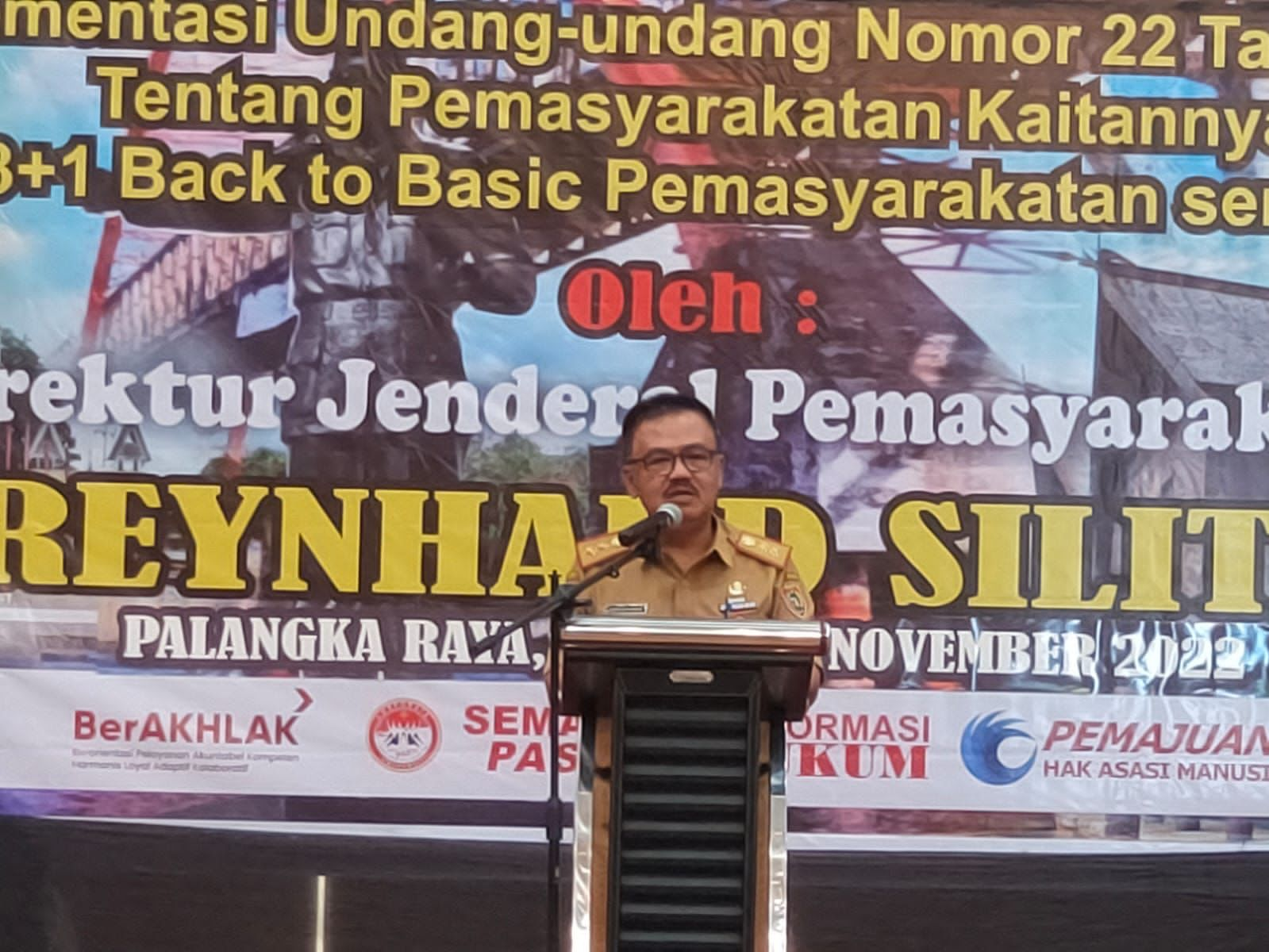 Sahli Herson B Aden Hadiri Kegiatan Penguatan Tugas Dan Fungsi Pemasyarakatan Tahun 2022