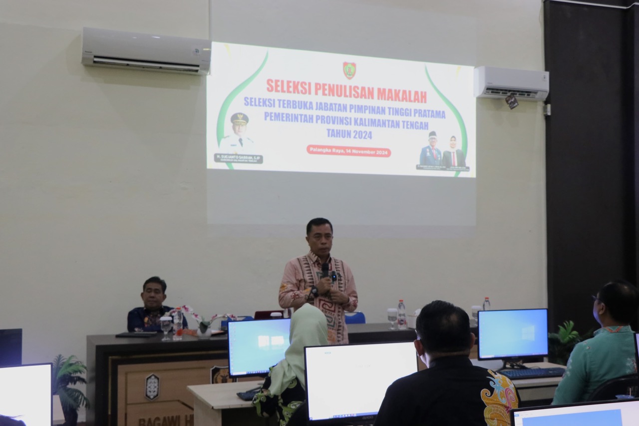 BKD Prov. Kalteng Gelar Seleksi Terbuka JPT Pratama