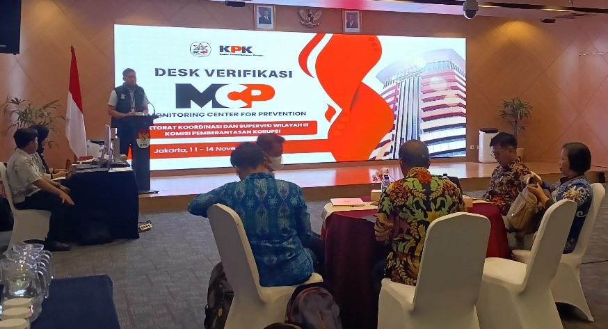 Inspektur Daerah Ikuti Desk Verifikasi MCP di KPK-RI