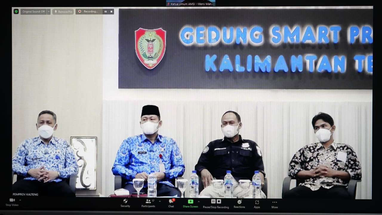 Gubernur H. Sugianto Sabran Harapkan AMSI Kalteng Hadirkan Perusahaan Pers Jaga Keseimbangan Informasi di Wilayah Kalimantan Tengah