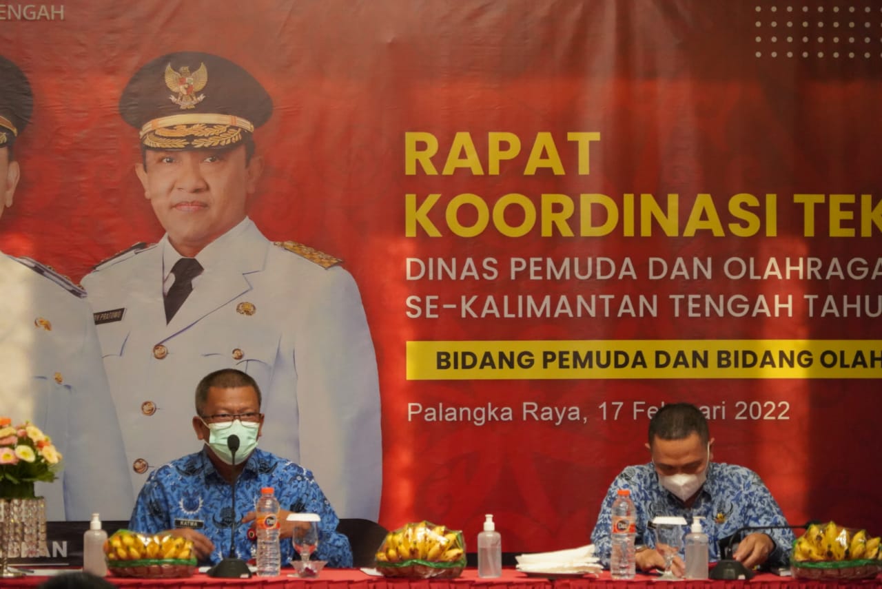 Asisten PemKesra Buka Rakornis Bidang Pemuda Dan Olahraga se-Kalteng Tahun 2022