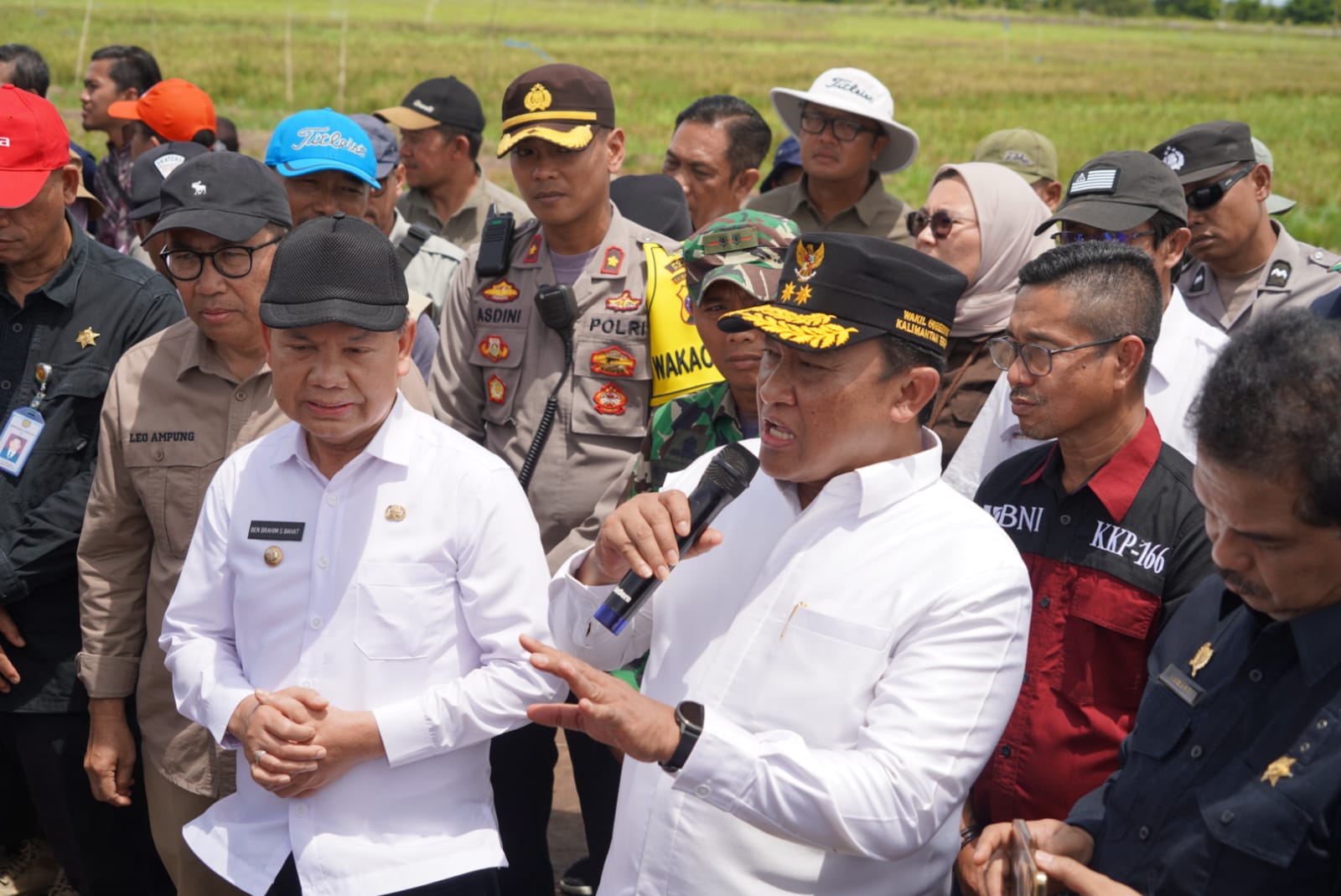 Wagub Kalteng Laksanakan Kunker ke Kawasan Food Estate di Desa Bentuk Jaya A5 Dadahup Kab. Kapuas