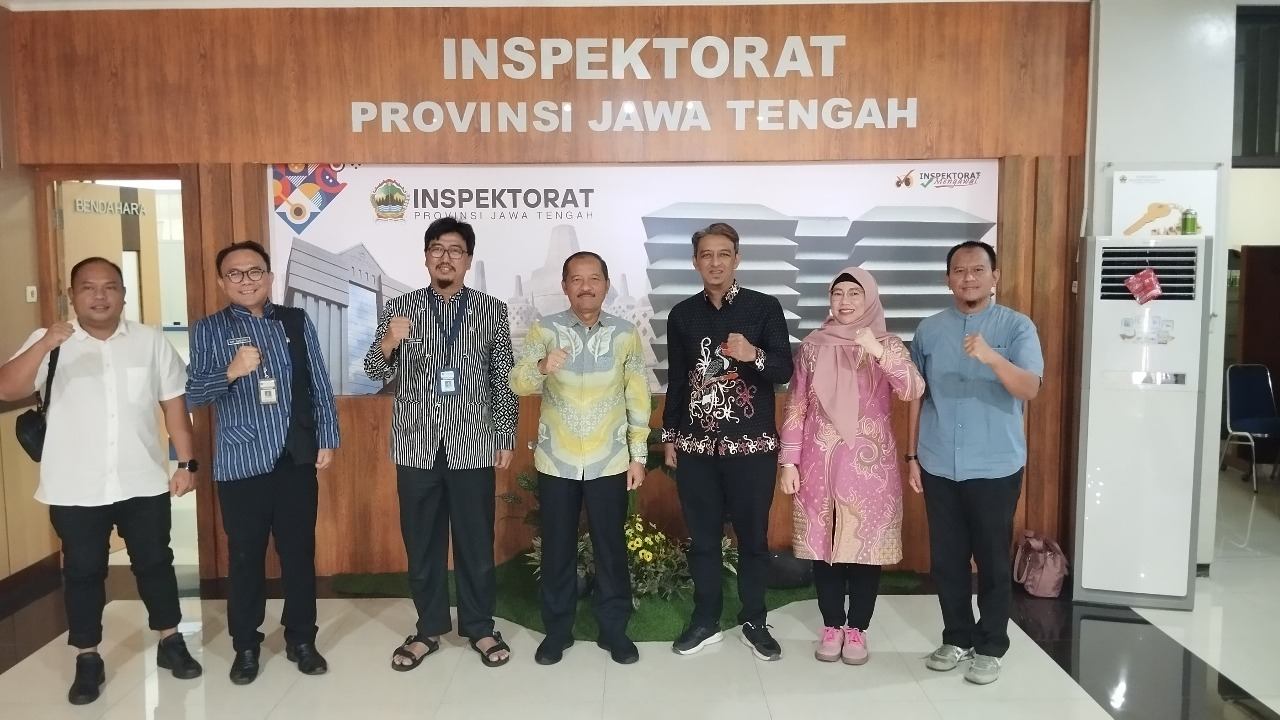 Inspektorat Prov. Kalteng Lakukan Pertemuan dengan Inspektorat Prov. Jateng