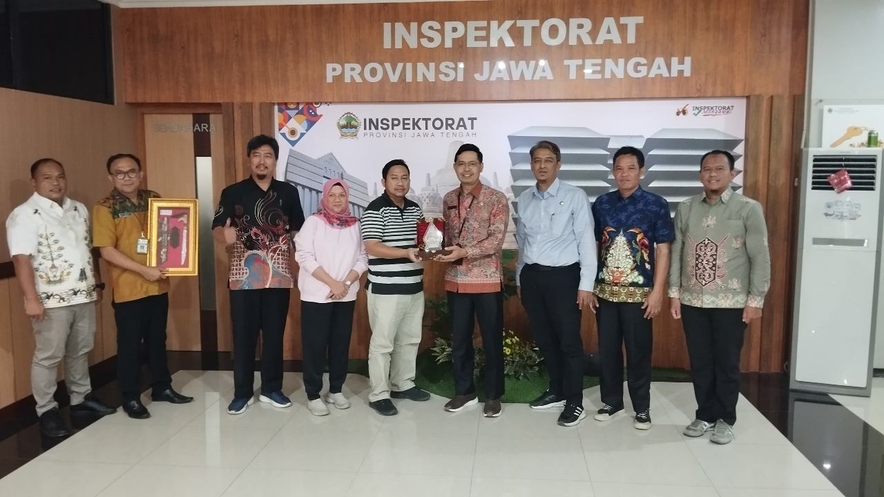 Inspektorat Prov. Kalteng Lakukan Pertemuan dengan Inspektorat Prov. Jateng