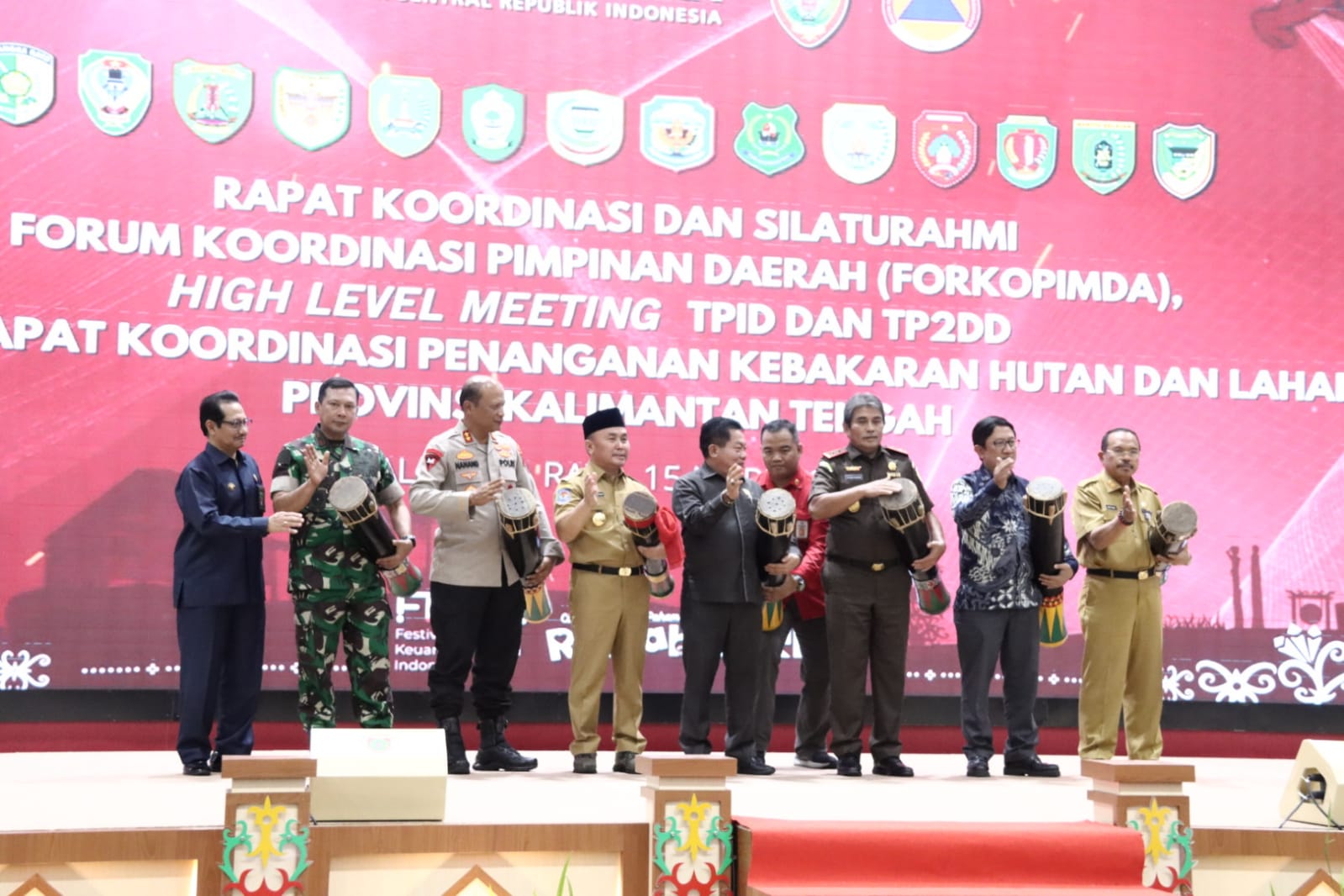 Gubernur Kalteng Buka Rakor High Level Meeting TPID Dan TP2DD Serta Penanganan Karhutla Provinsi Kalteng Tahun 2023