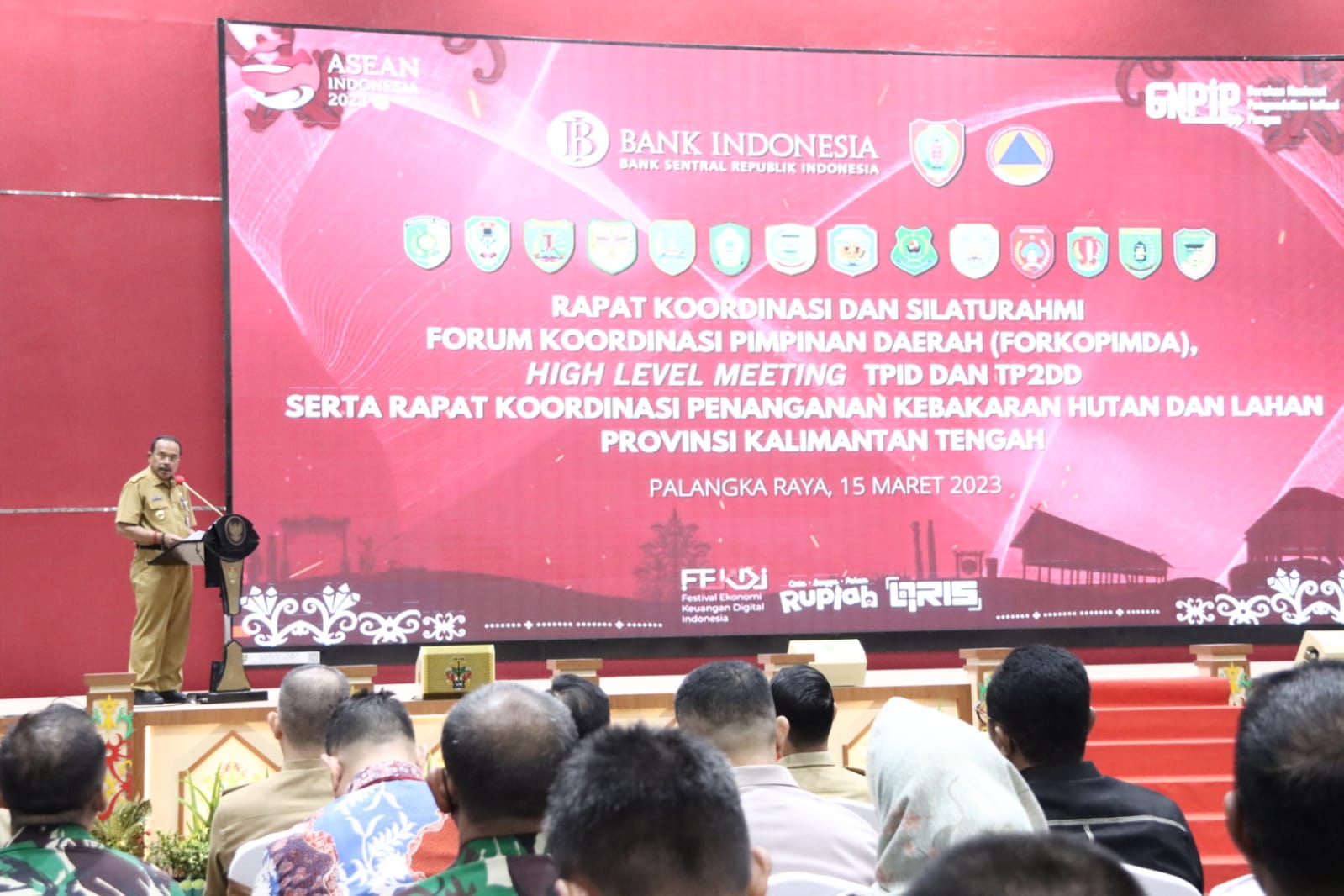 Gubernur Kalteng Buka Rakor High Level Meeting TPID Dan TP2DD Serta Penanganan Karhutla Provinsi Kalteng Tahun 2023