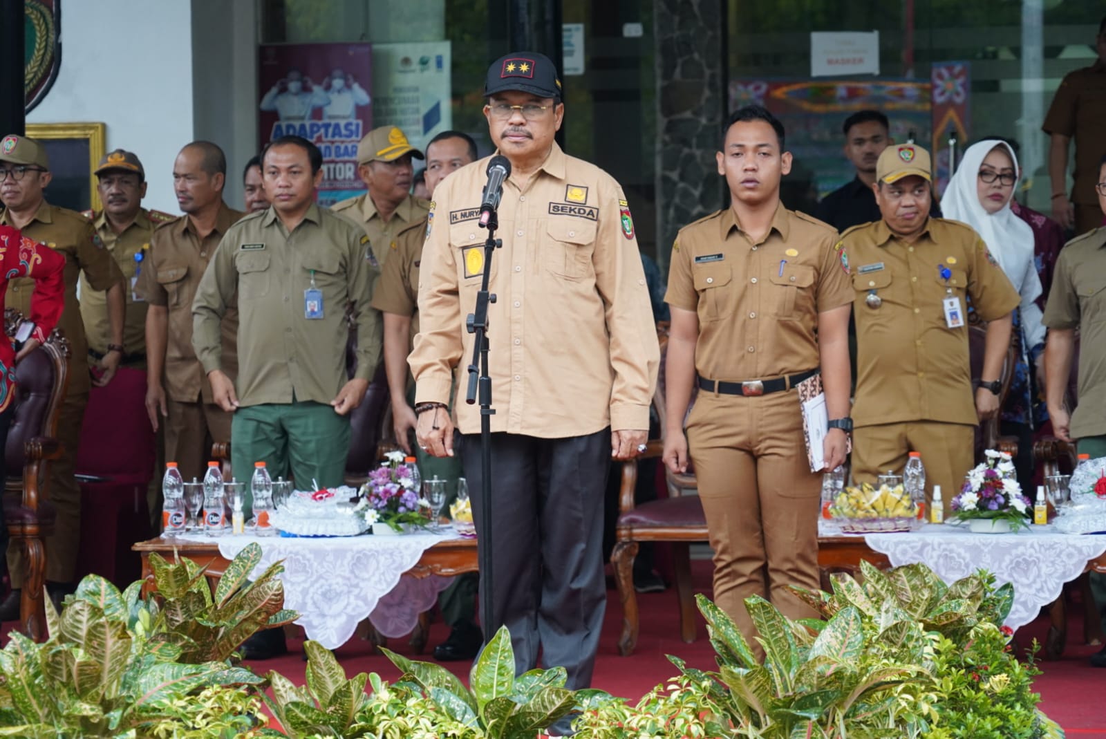 Sekda Prov. Kalteng Pimpin Upacara Peringatan Hari Bakti Rimbawan ke-40 Tahun 2023