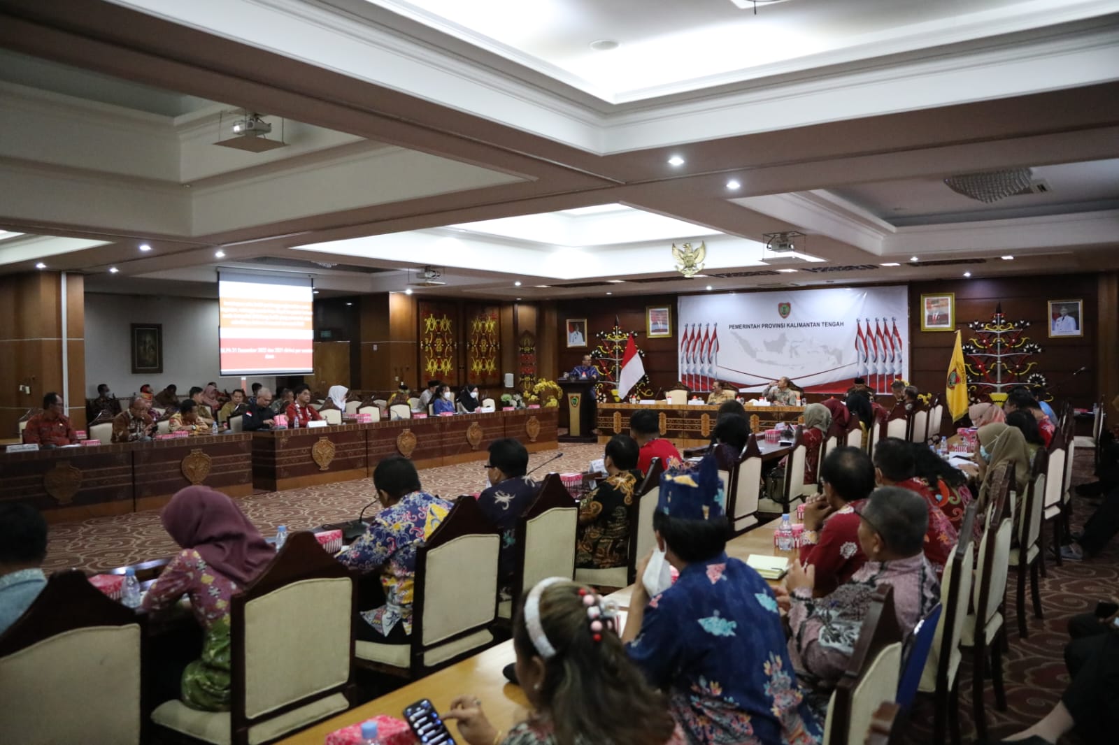 Sekda Prov. Kalteng  Hadiri Entry Meeting Pemeriksaan BPK RI Atas LKPD