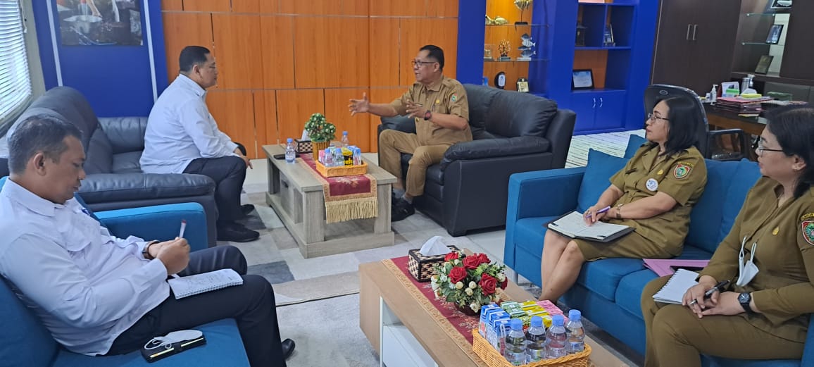 Dislutkan Terima Kunjungan BNNP Kalimantan Tengah