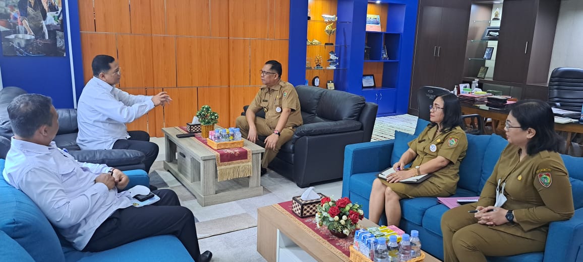 Dislutkan Terima Kunjungan BNNP Kalimantan Tengah