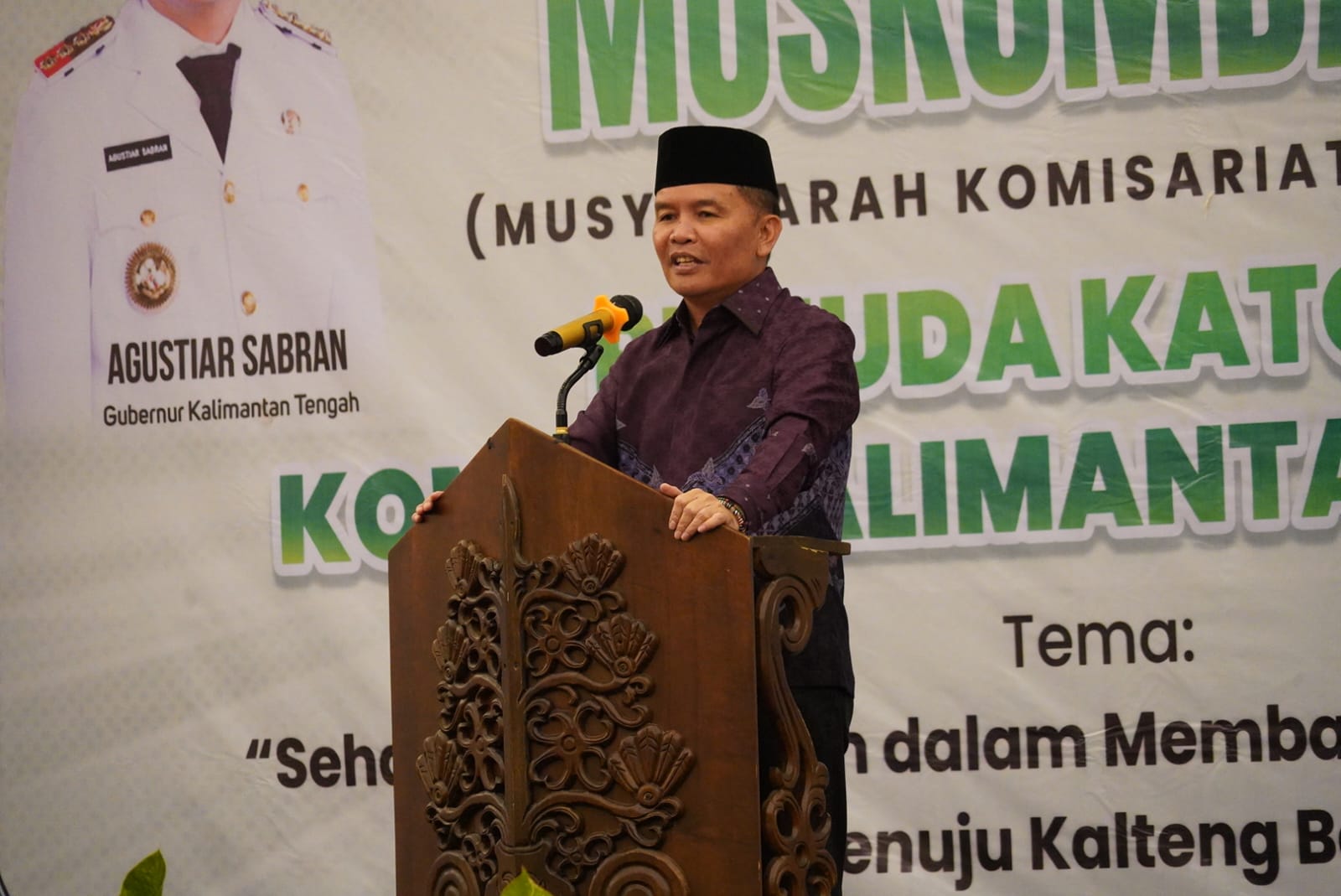 Gubernur Kalteng Agustiar Sabran Hadiri Pembukaan Musyawarah Komisariat Daerah Pemuda Katolik Kalteng