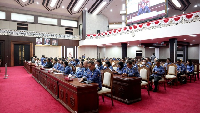 Plt. Sekda Prov. Kalteng M. Katma F. Dirun Hadiri Rapat Paripurna ke-7 Masa Persidangan II Tahun Sidang 2025