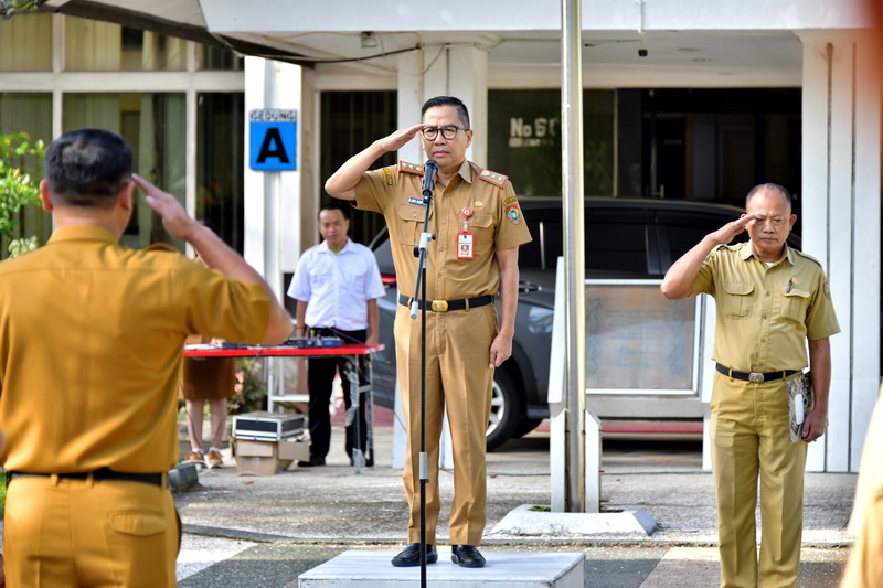 Kepala Bappedalitbang Prov. Kalteng Leonard S. Ampung Pimpin Apel Besar
