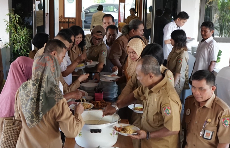 Disbudpar Kalteng Laksanakan Apel dan Halalbihalal