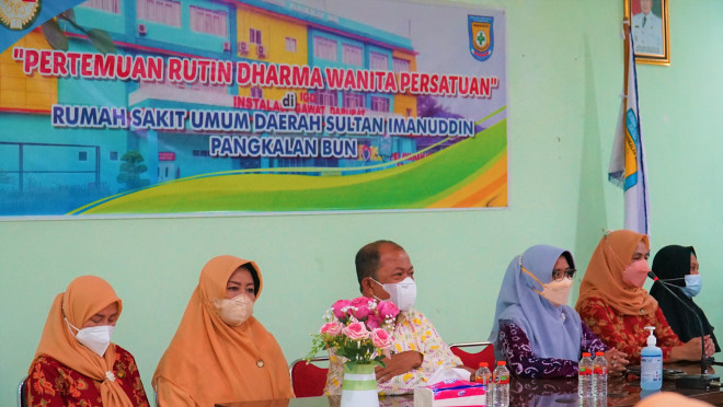 DWP Kobar Gelar Pertemuan Rutin Di Ruang Pertemuan RSUD Sultan Imanuddin Pangkalan Bun