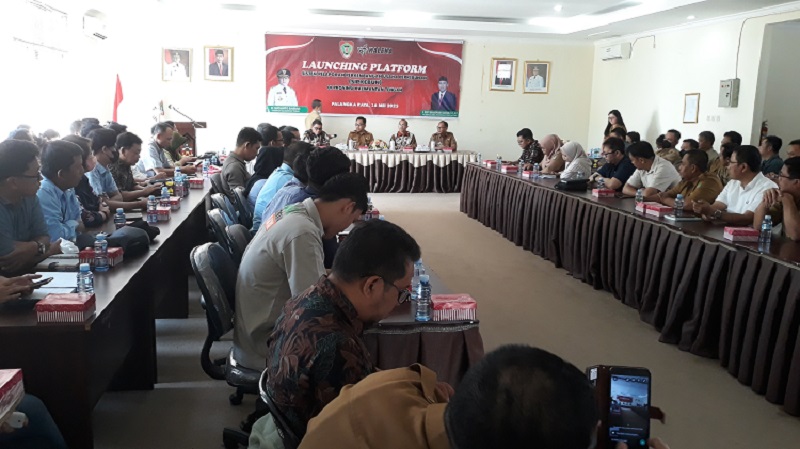 Disbun Prov. Kalteng Gelar Kegiatan Launching Platform Sistem Pelaporan Perkembangan Usaha Perkebunan