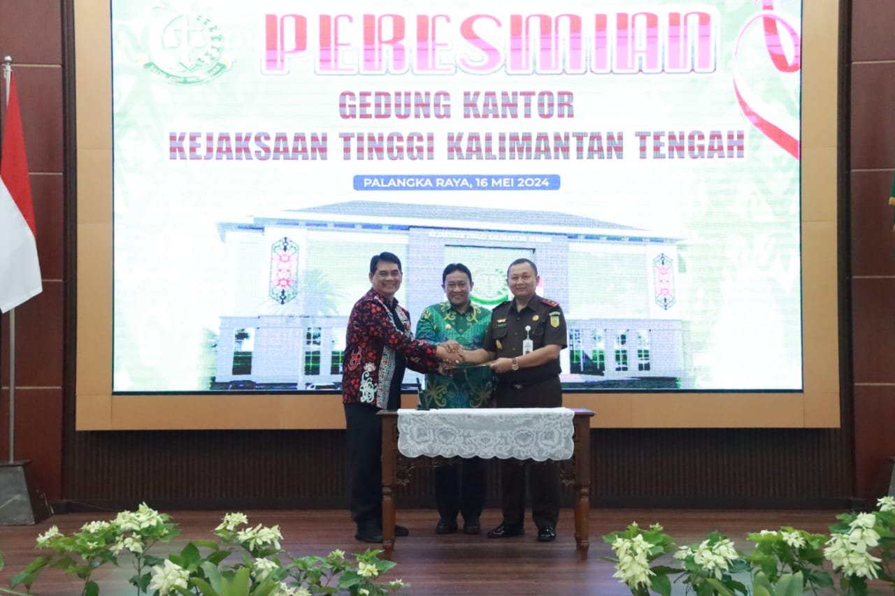 Wagub Kalteng Edy Pratowo Hadiri Peresmian Gedung Kantor Kejaksaan Tinggi Kalteng