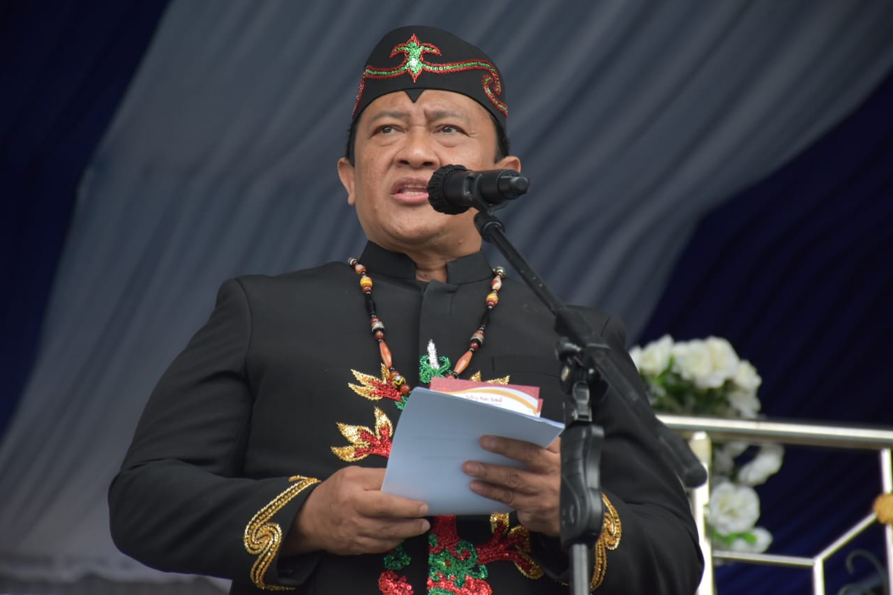 Wagub Kalteng Edy Pratowo Hadiri Upacara Peringatan Hari Jadi ke-73 Kabupaten Barito Utara Tahun 2023