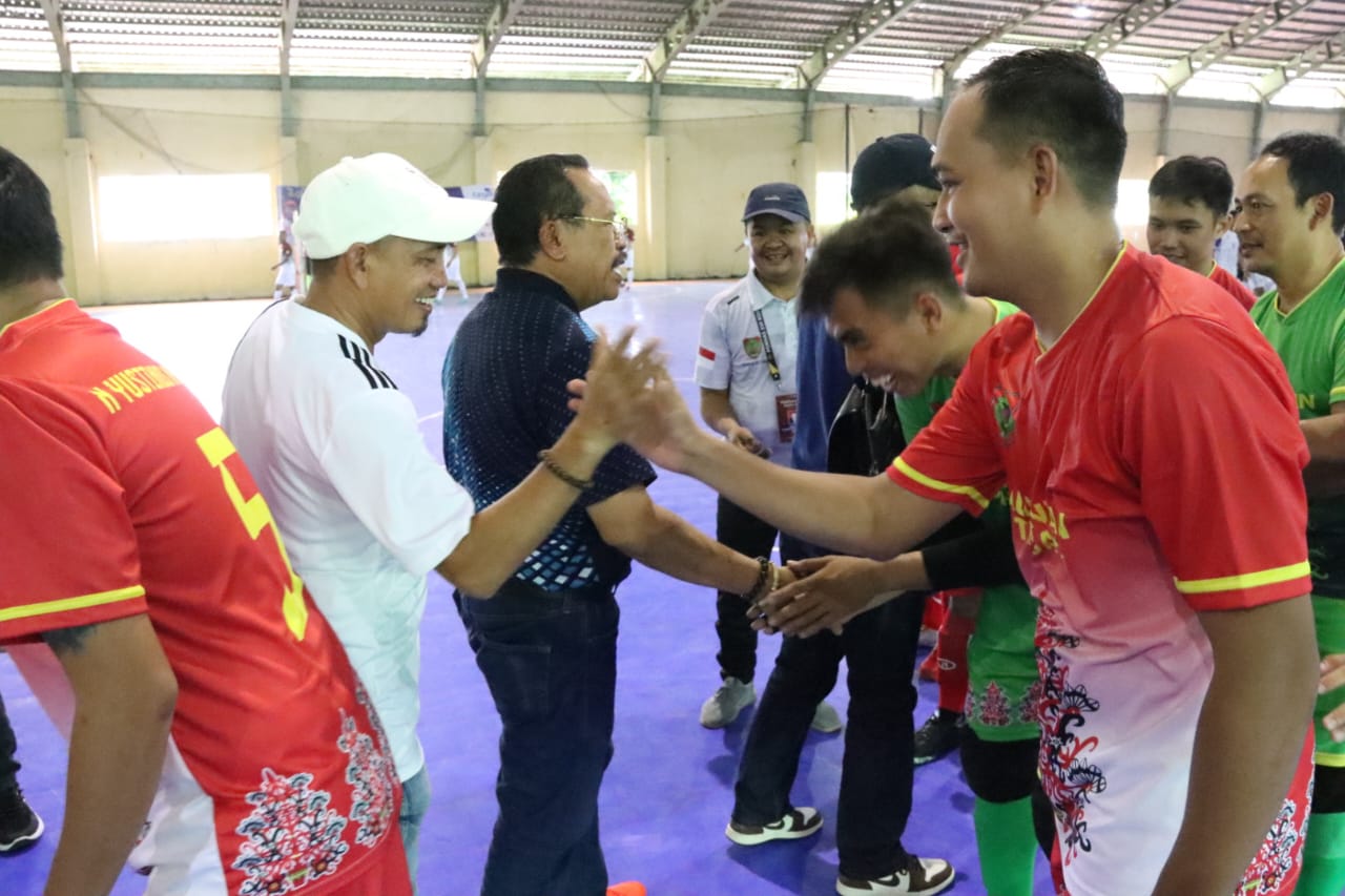 Sekda Prov. Kalteng Apresiasi Atas Prestasi Kontingen Prov. Kalteng Pada Cabor Futsal di PORNAS XVI KORPRI