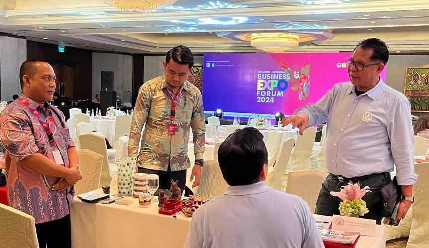 Pemprov Kalteng Melalui Dislutkan Ikuti Singapore - Indonesia Business Expo Forum 2024