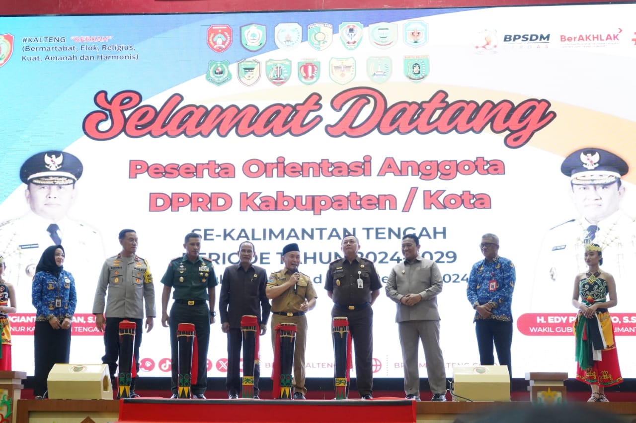 Gubernur Kalteng Sugianto Sabran Buka Orientasi Anggota DPRD Kabupaten/Kota se-Kalteng Tahun 2024