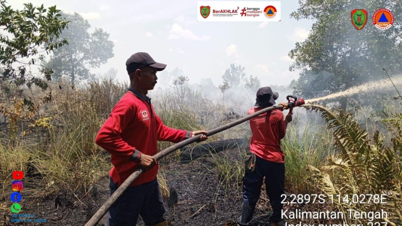 BPBPK Prov. Kalteng Sampaikan Peringatan Dini Tingkat Kemudahan Kebakaran Hutan dan Lahan