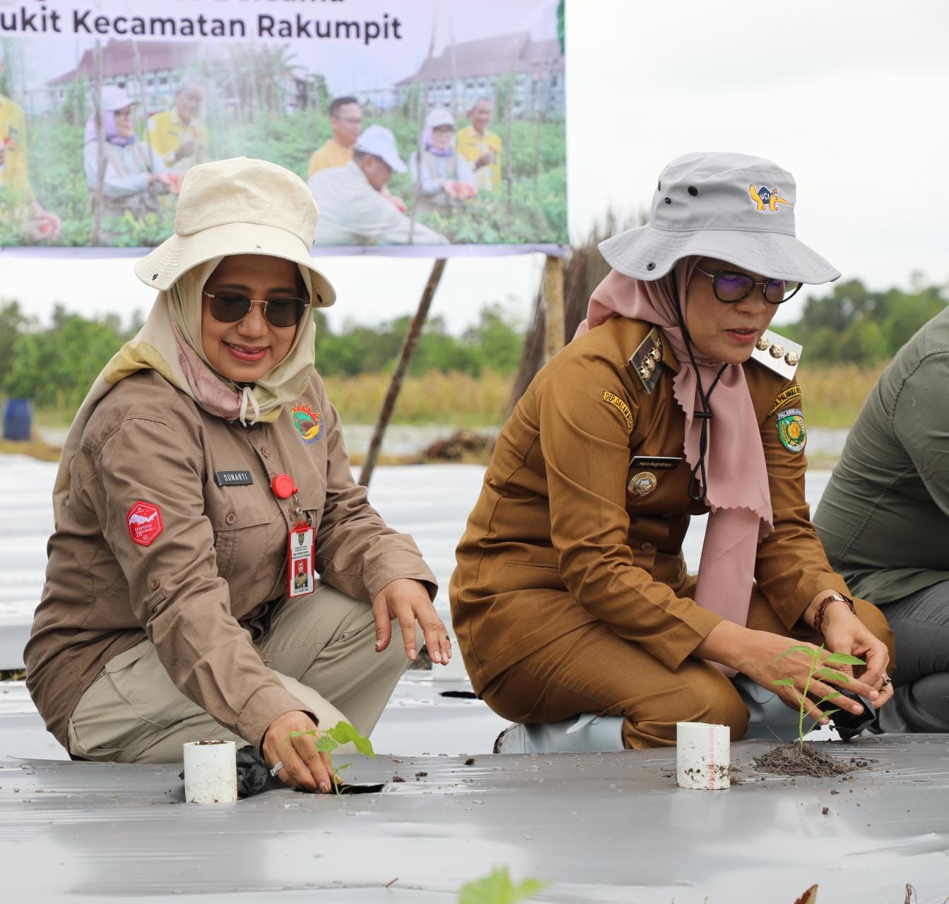 Kadis TPHP Sunarti Hadiri Gerakan Menanam Cabai bersama Pj. Wali Kota Palangka Raya Hera Nugrahayu