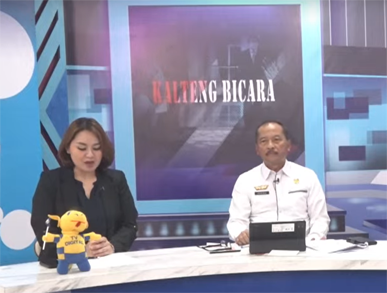 Inspektur Daerah Prov. Kalteng Saring Jadi Narasumber pada Program TVRI Dialog Kalteng Bicara