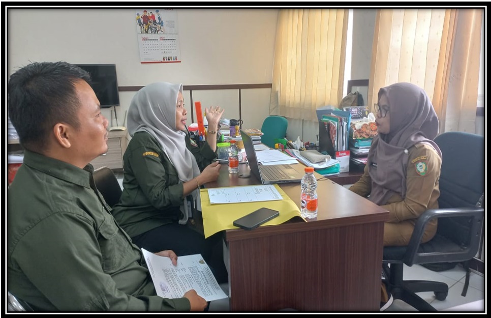 DPMPTSP Prov. Kalteng Bersama DPMPTSP Kabupaten Kotawaringin Timur Laksanakan Pengawasan Perizinan Berusaha Berbasis Risiko Terintegrasi Secara Elektronik