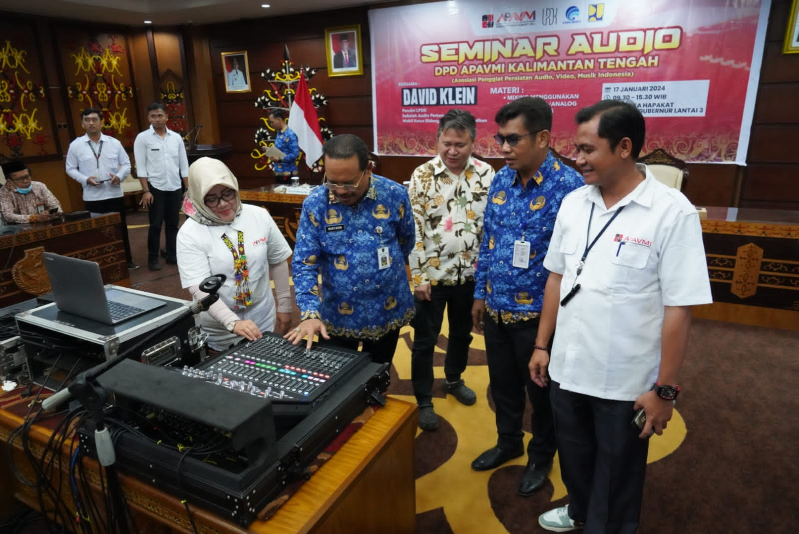 Sekda Prov. Kalteng Nuryakin Buka Secara Resmi Seminar Audio