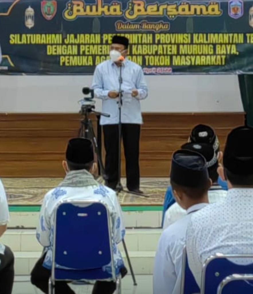 Pemprov Kalteng Gelar Safari Ramadan Di Aula Masjid Al-Istiqlal Kota Puruk Cahu