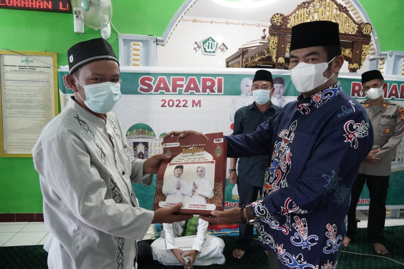 Kadis Kominfosantik Kalteng Agus Siswadi Pimpin Kegiatan Safari Ramadan Di Masjid Baitul Atiq