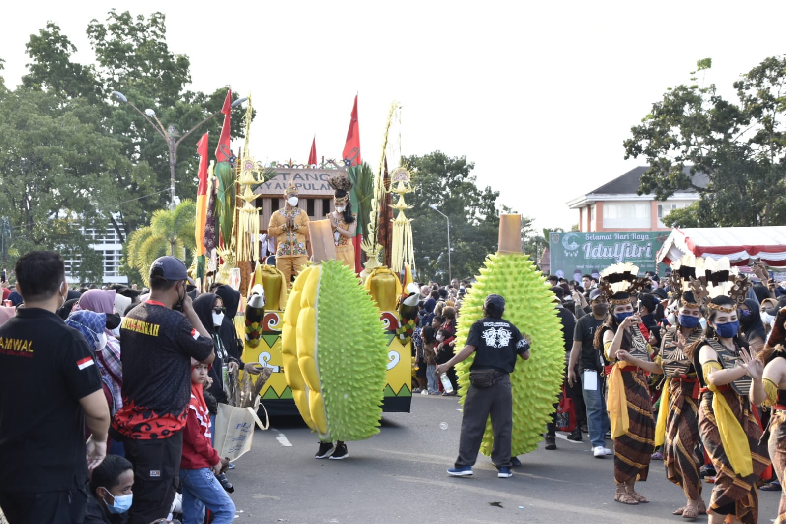 Pemkab Katingan Turut Serta Semarakkan Karnaval Budaya Isen Mulang Tahun 2022