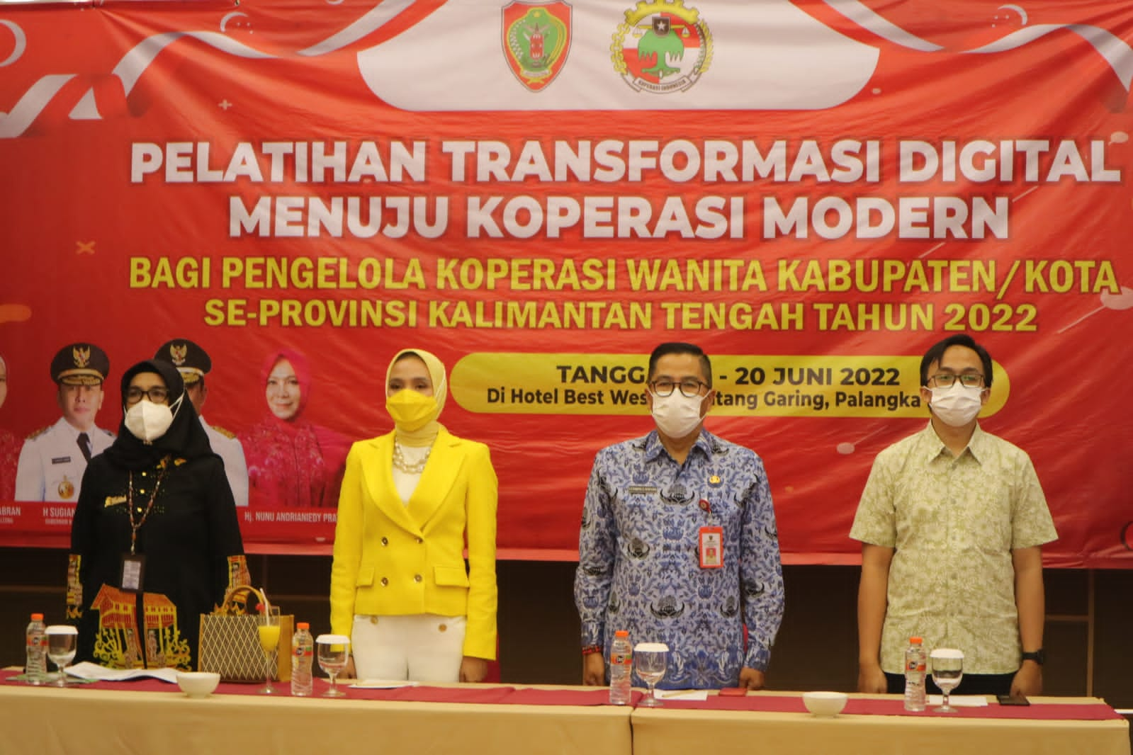 Ivo Sugianto Sabran Buka Pelatihan Transformasi Digital Bagi Kopwan Kabupaten/Kota se-Kalteng