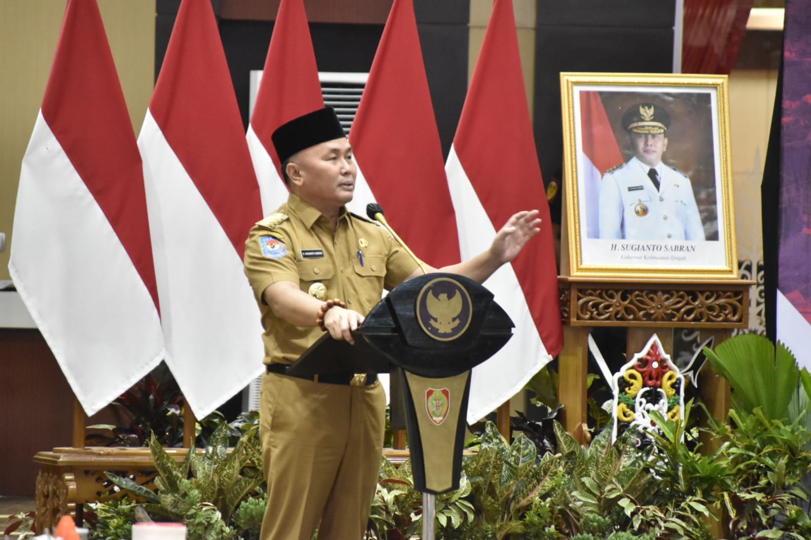 Gubernur Kalteng Sugianto Sabran Gelar Ramah Tamah Dengan Para Veteran