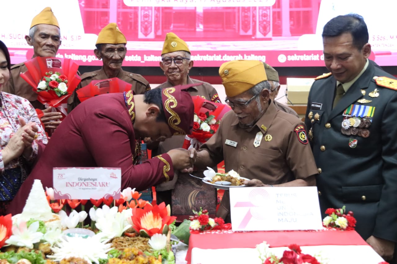 Peringati HUT ke-78 Kemerdekaan RI, Wagub  Kalteng Edy Pratowo Gelar Ramah Tamah Dengan Para Pejuang/Veteran, Wredatama dan Warakawuri