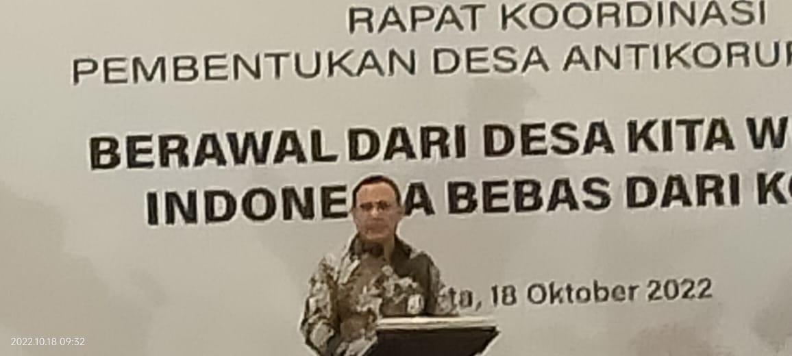 Rapat Koordinasi Pembentukan Desa Anti Korupsi TA 2022