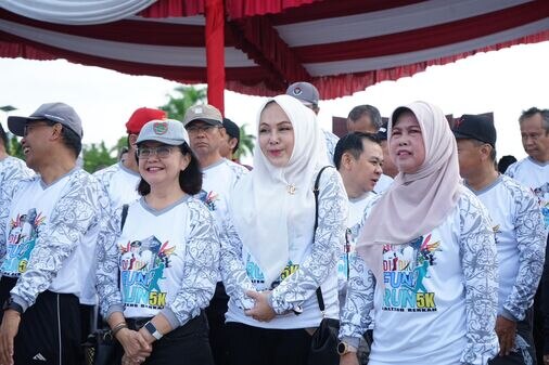 Kadisbudpar Prov. Kalteng Hadiri Kegiatan Disdik Fun Run 5K