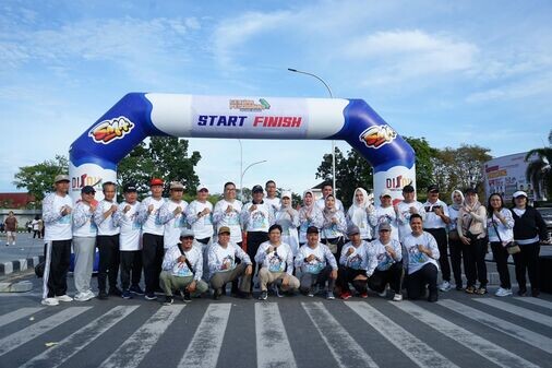 Kadisbudpar Prov. Kalteng Hadiri Kegiatan Disdik Fun Run 5K