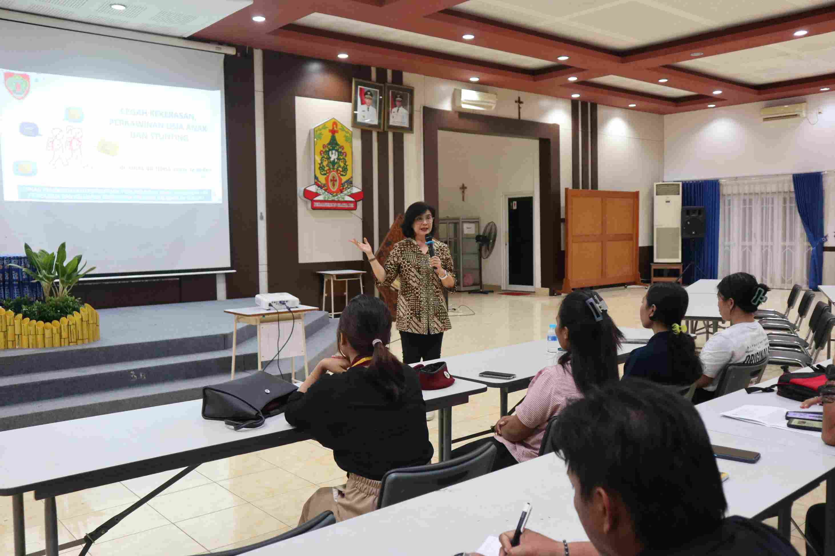 Kepala DP3APPKB Prov. Kalteng Paparkan Cegah Kekerasan, Perkawinan Usia Anak dan Stunting