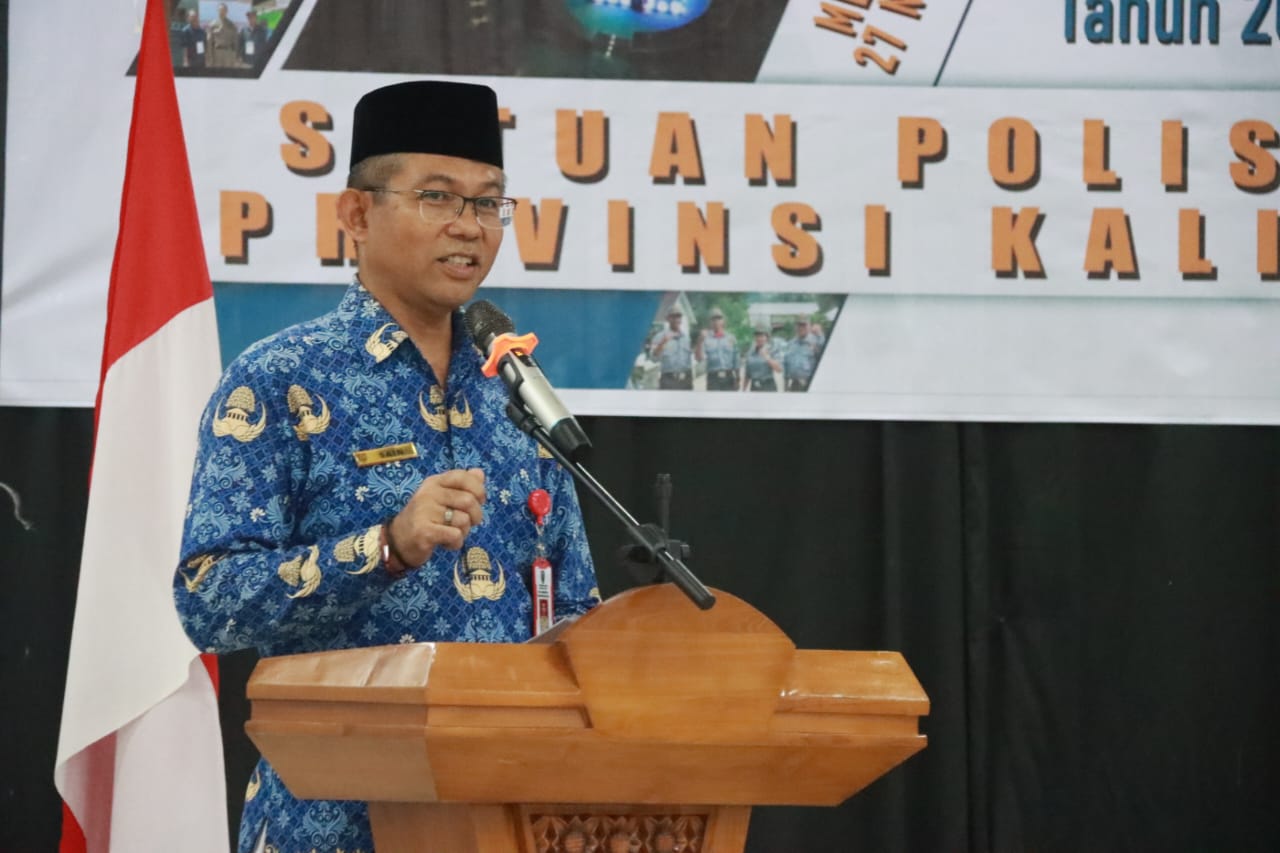 Plh Sahli Pemkumpol Ahmad Husain Buka Rakor Satpol PP se-Kalteng