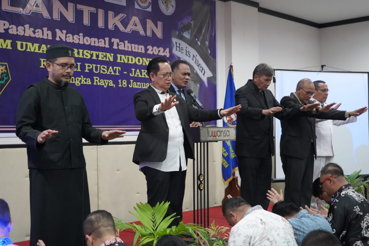 Herson B. Aden Hadiri Pelantikan Panitia Paskah Nasional Tahun 2024