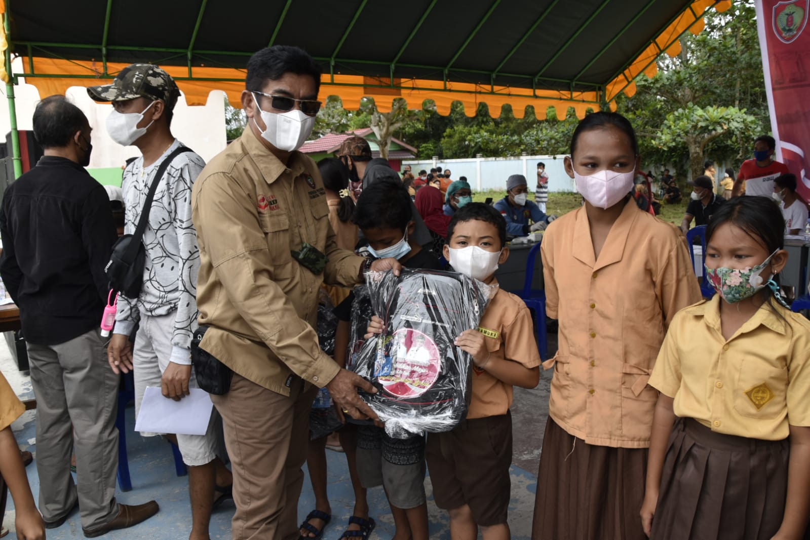 Pemprov. Kalteng Tinjau Vaksinasi Covid-19 Di Timpah