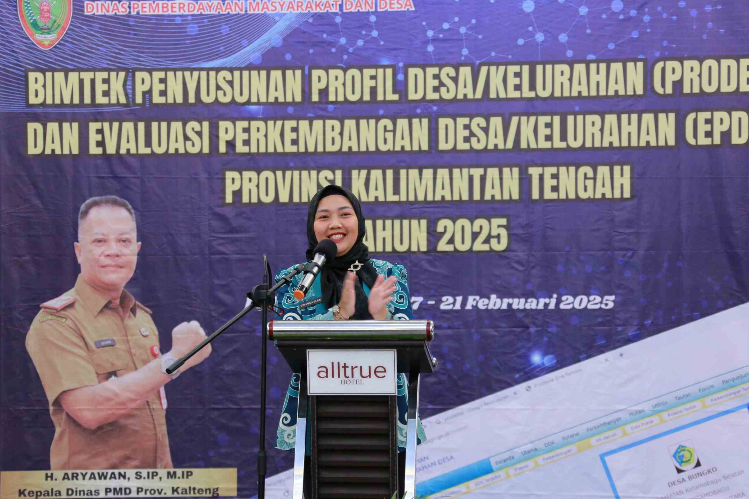 Dinas PMD Prov. Kalteng Laksanakan Bimtek PRODESKEL dan EPDESKEL Provinsi Kalteng Tahun 2025